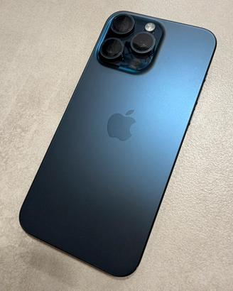 iPhone 15 Pro Max 512GB Titanio Blu con AppleCare+