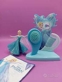 Elsa con set pettine e spazzola Kinder e supporto 