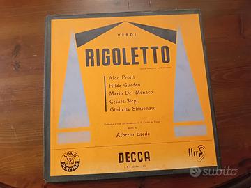 collezionismo Cofanetto Il Rigoletto di G. Verdi
