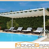 Pergola Gazebo 5x5 mt tetto scorrevole raffinata