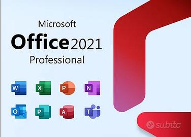 Office 2021 Pro Plus Licenza Codice  per PC