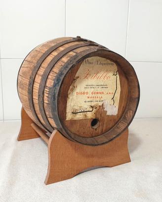 Botte barile vino legno rovere Vintage '70 Zibibbo