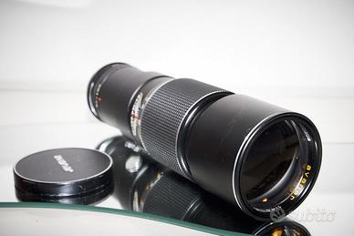 obiettivo Avanar 300mm f4,5 attacco canon FD