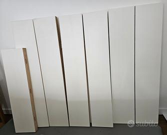 7 mensole bianche artigianali