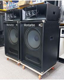 Montarbo 450A Coppia Casse Amplificate Vintage