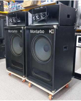 Montarbo 450A Coppia Casse Amplificate Vintage