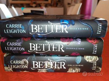 trilogia libri Better di Carrie Leighton