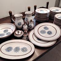 Servizio di piatti da 12 in ceramica di Vietri