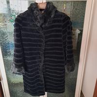 Cappotto pelliccia ecologica