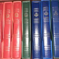 Francobolli 7 cartelle Marini Postiglione