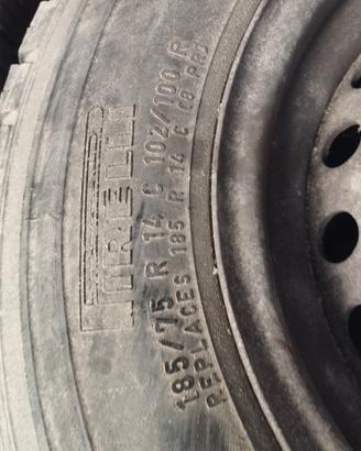 Cerchi in ferro 5 fori per VW T2 bay 