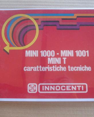 Mini Innocenti 1000 1001 Manuale Caratteristiche