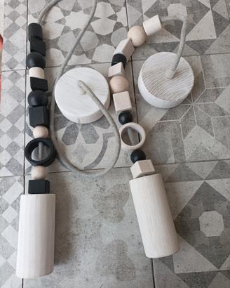 lampade sospensione in legno 