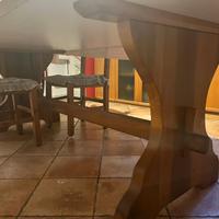 tavolo legno massiccio 240x110x79