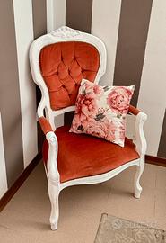 Sedia capotavola shabby chic