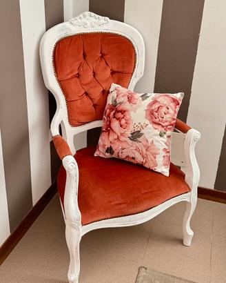 Sedia capotavola shabby chic