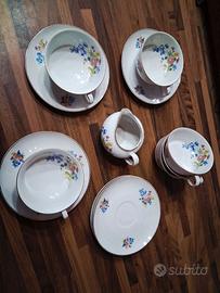 Servizio da thé porcellana tedesca FURSTEMBERG