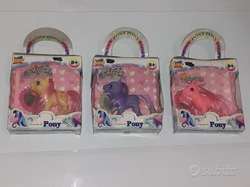 3 Mini Pony nuovi confezionati - Il mondo di Pony