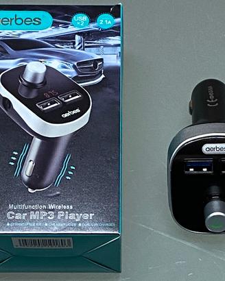 Trasmettitore FM Bluetooth per auto