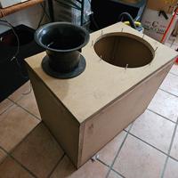 Cassa box subwoofer 38 cm bassone 26 hz airport