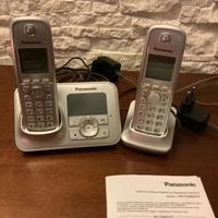 Coppia telefoni cordless Panasonic