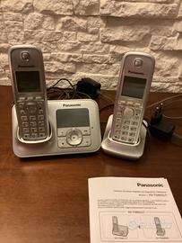 Coppia telefoni cordless Panasonic