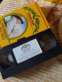 Collezione completa 31 vhs agatha christie, con li