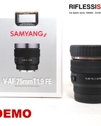 EX DEMO SAMYANG V-AF 75MM T1.9