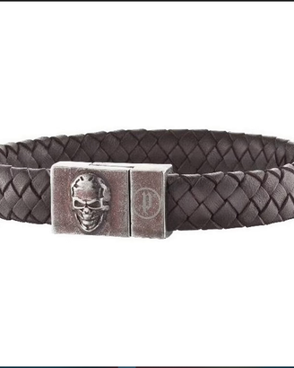 Police Bracciale Uomo Eternal in pelle Teschio