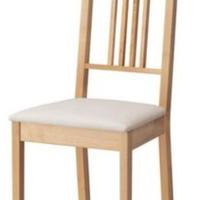 Sedie Ikea Borje in legno massiccio colore betulla