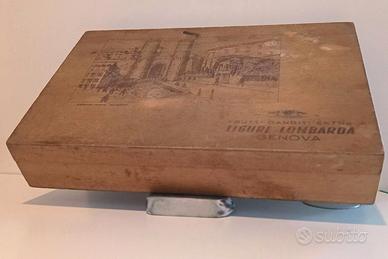 Scatola vintage legno