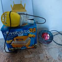 INCUBATRICE LAMPADE E CHIOCCHIA