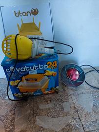 INCUBATRICE LAMPADE E CHIOCCHIA