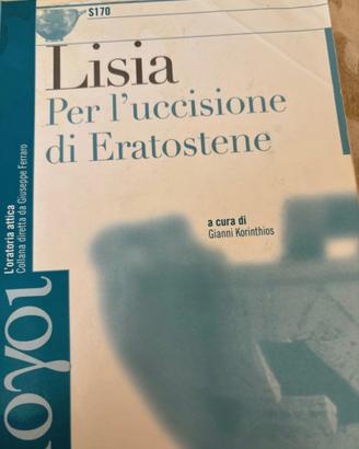 Per l’uccisione di Eratostene- Lisia