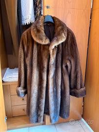 Pelliccia Visone Maschio Miele taglia 48