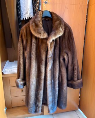 Pelliccia Visone Maschio Miele taglia 48