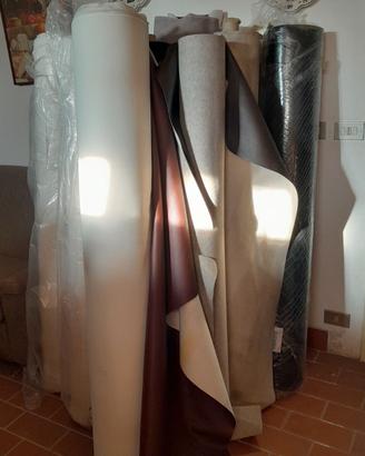 Tessuto in ecopelle/finta pelle per rivestimento e