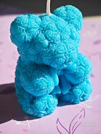 Candela Profumata Orsetto Bomboniera Personalizzat