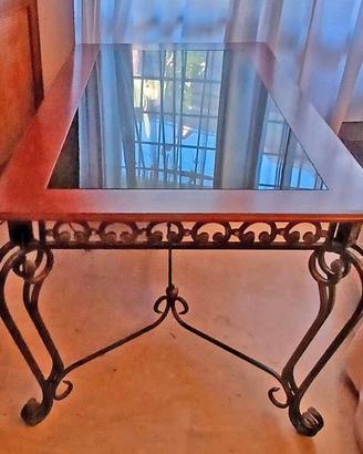 Tavolo Stile Unico 170x100, Base in Ferro Lavoro