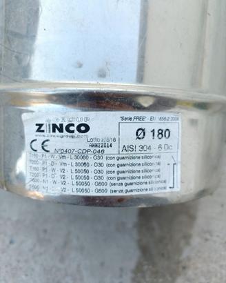 Kit tubi inox + ventilatore da tetto Ø180