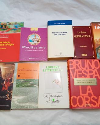 Lotto di 10 libri di vario genere