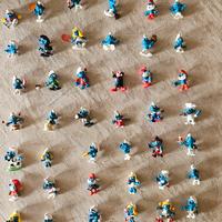 Lotto di 50 Puffi/Schmurf anni '70/'80