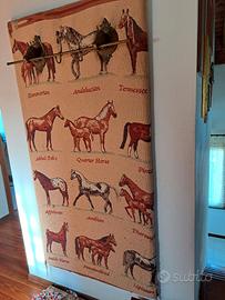 Appendiabiti imbottito disegno cavalli