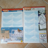 Biglietti da visita Decadry print PC Papers