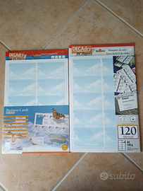 Biglietti da visita Decadry print PC Papers