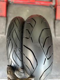 Coppia ruote moto 120/70/17 + 190/55/17 Dunlop