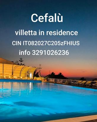 Villetta in residence con piscina e visita mare