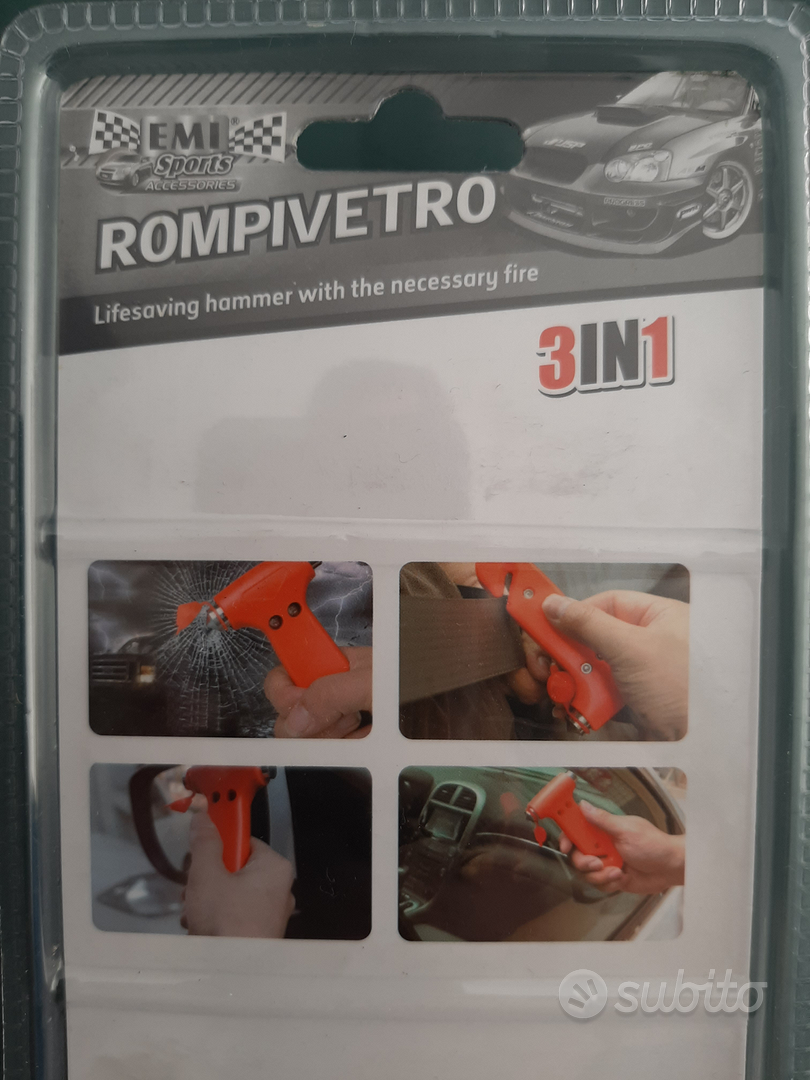 Martelletto Rompi Vetro e taglia Cintura - Accessori Auto In