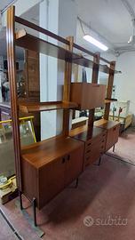 Libreria modulare vintage stile scandinavo