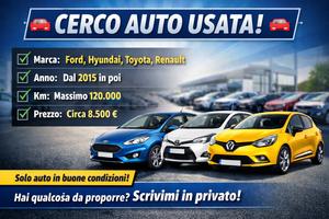 AUTO USATA Ford, Renault, Toyota, Hyundai